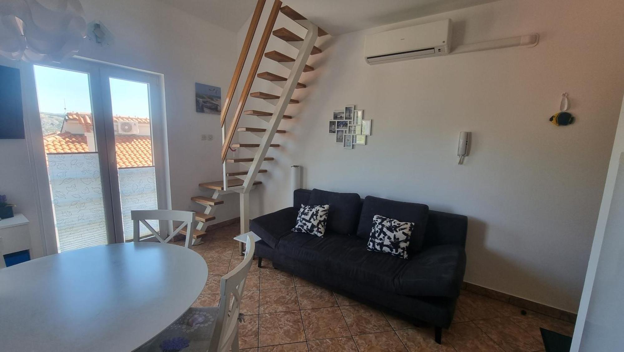 Apartment Helmut With Sea View Baška Dış mekan fotoğraf